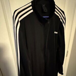 adidas XXL track jacket black